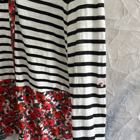 Anthropologie Postmark Striped/Floral Top sz M - Picture 6 of 12